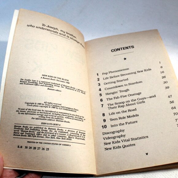 Two New Kids on the Block Fan Collectible Books, 1989 - Picture 7 of 10